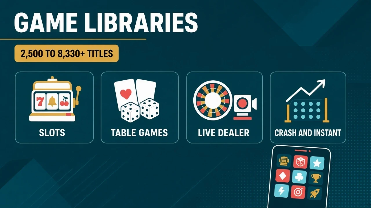 Game Libraries at Non GamStop Casinos