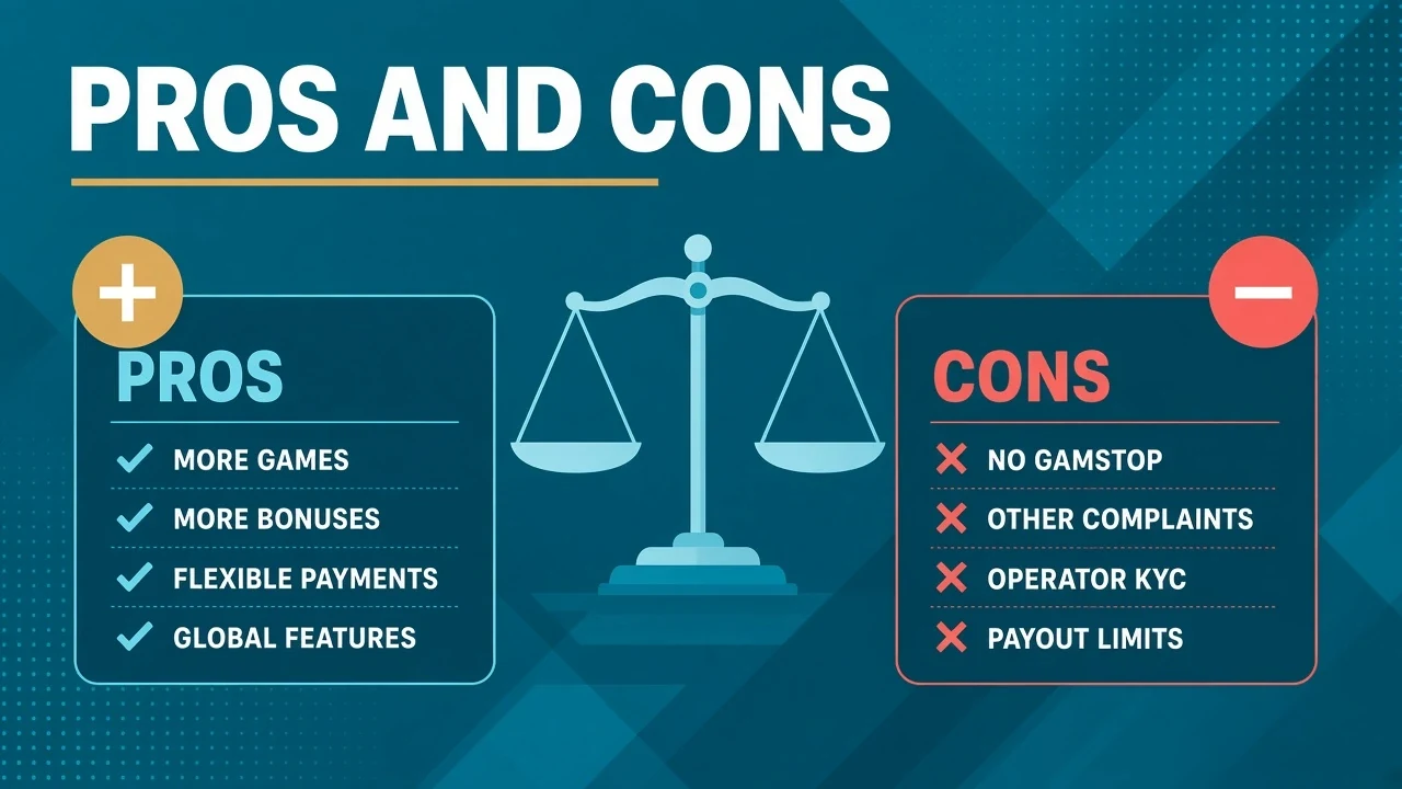 Pros and Cons of Non GamStop Casinos